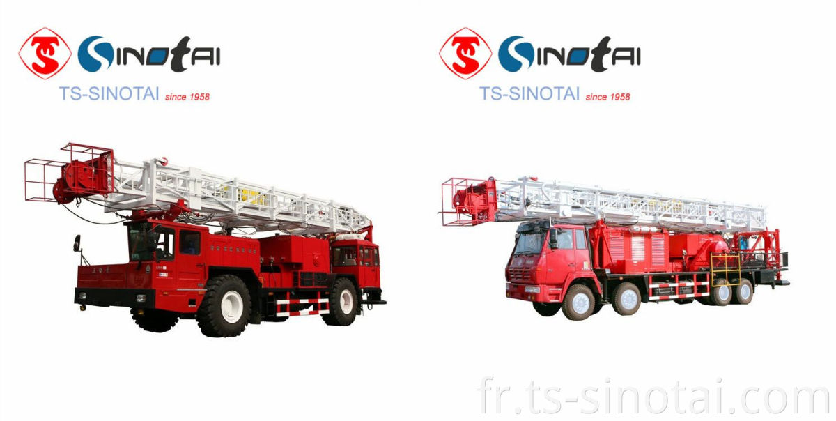 Plate-forme d'écouvillonnage de reconditionnement montée sur camion API4F